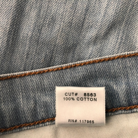 J Brand Jeans Aidan Slouchy Boyfriend Meadow Crop - Picture 6 of 8